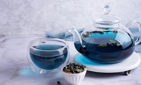 Что за синий чай — полезные свойства и как его пить