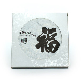 Белый Блин "Фу", Гуан Лин Фу, 100 гр