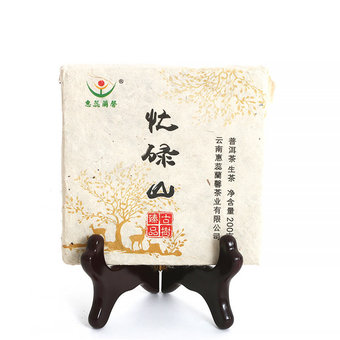 Пуэр Брикет Шэн "Ман Лу Шань", Хуэй Жуй Лан Син, 2017г, 200г